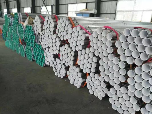 Un bon prix. Tuyau d'acier Q235 enduit en plastique calibre élevé d'extensibilité de grand en ligne