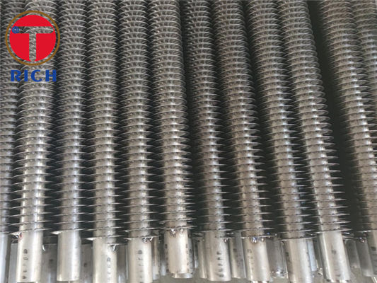 Un bon prix. Refroidisseur L type tubes à ailettes d'aileron d'échangeur de chaleur de poids de la blessure 40mm en ligne