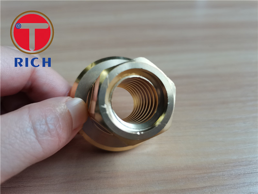 Un bon prix. Pièces de rotation de tour en bronze de cuivre en laiton de la commande numérique par ordinateur C1100 filetant M12 M10 en ligne